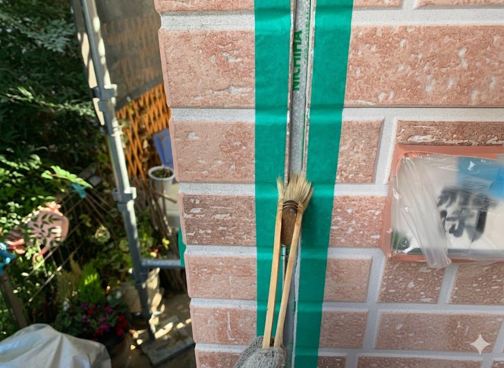 古いコーキング撤去