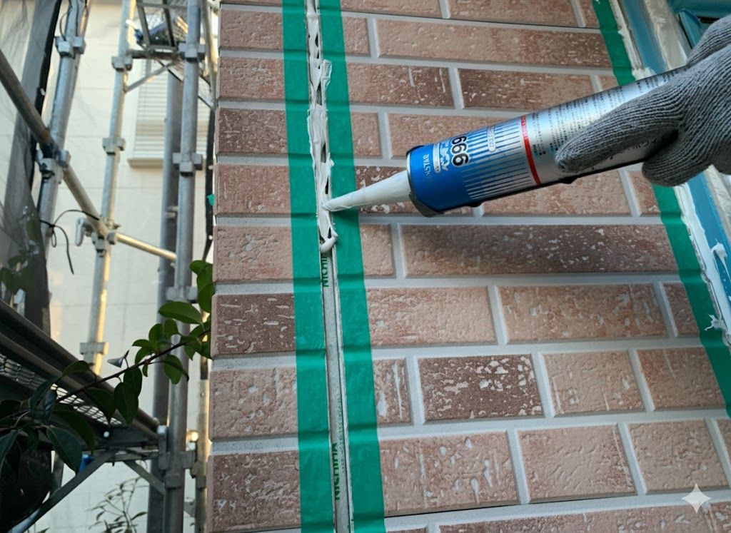 新しいコーキング充填