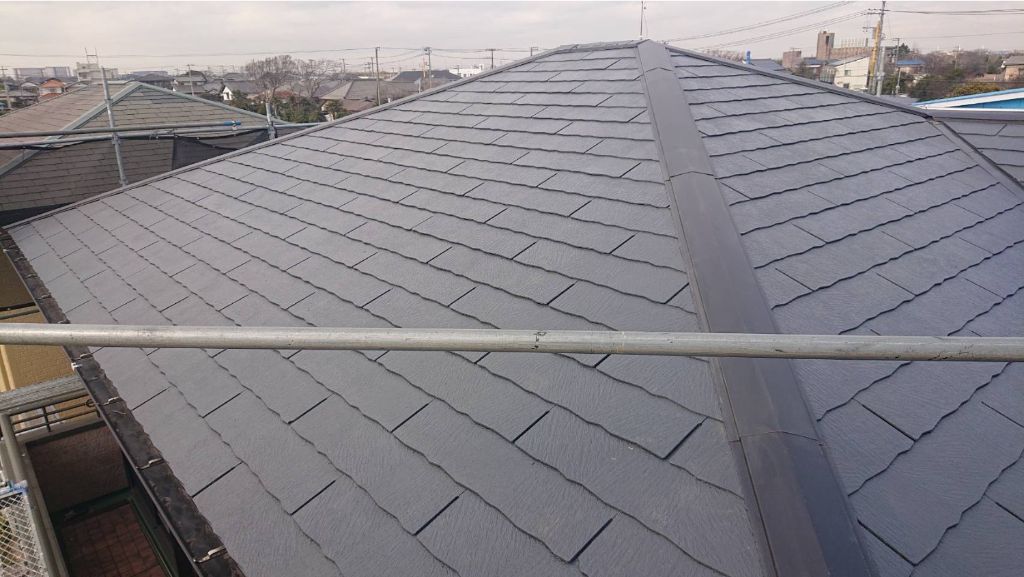 施工後：屋根完成