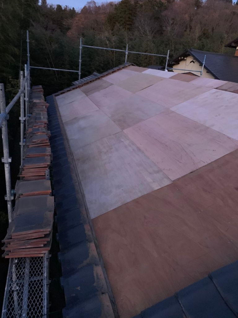 施工中：下地準備