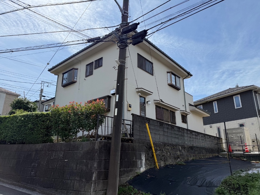 施工後：外壁塗装完了