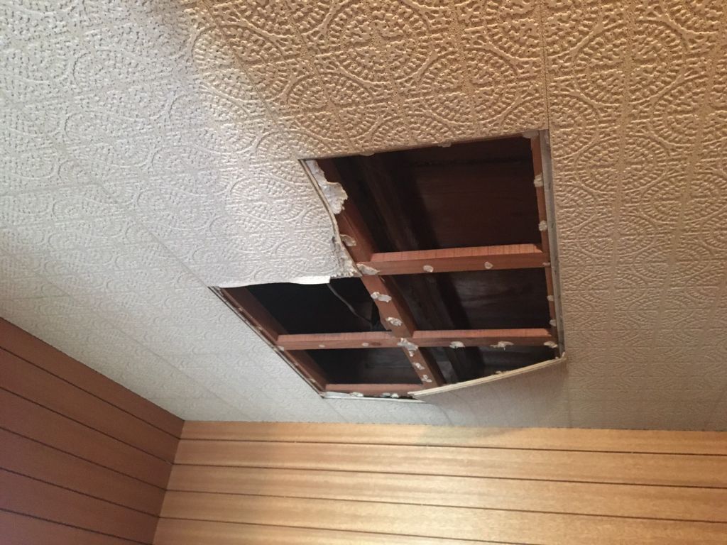 天井雨漏り
