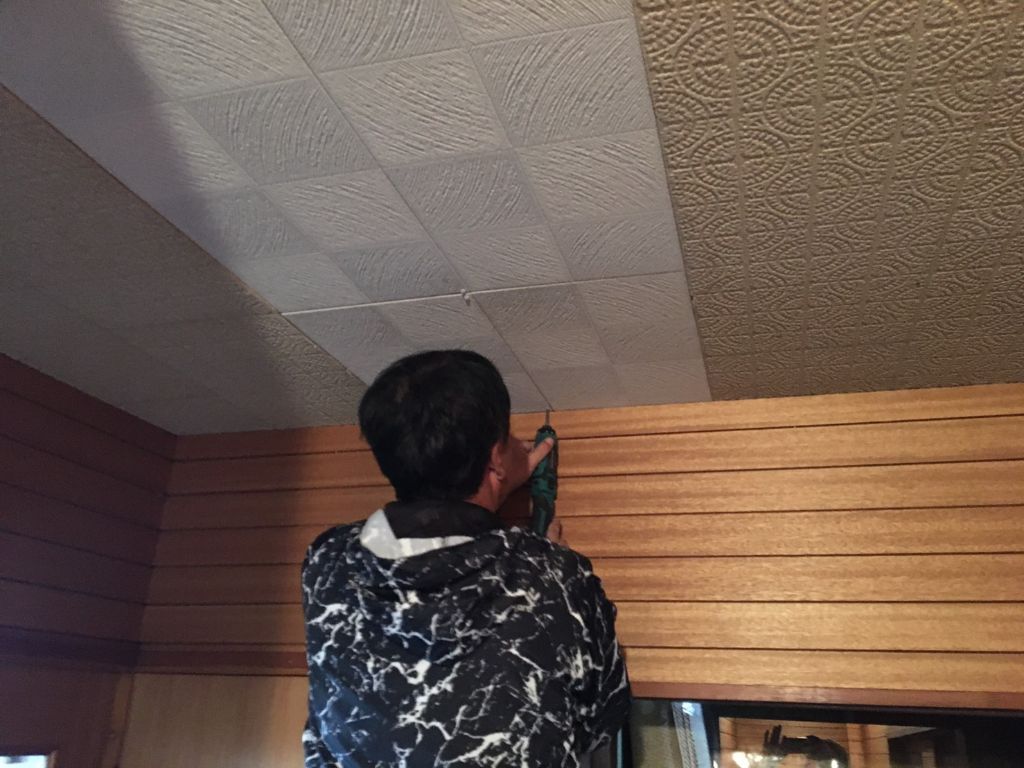 天井補修完成