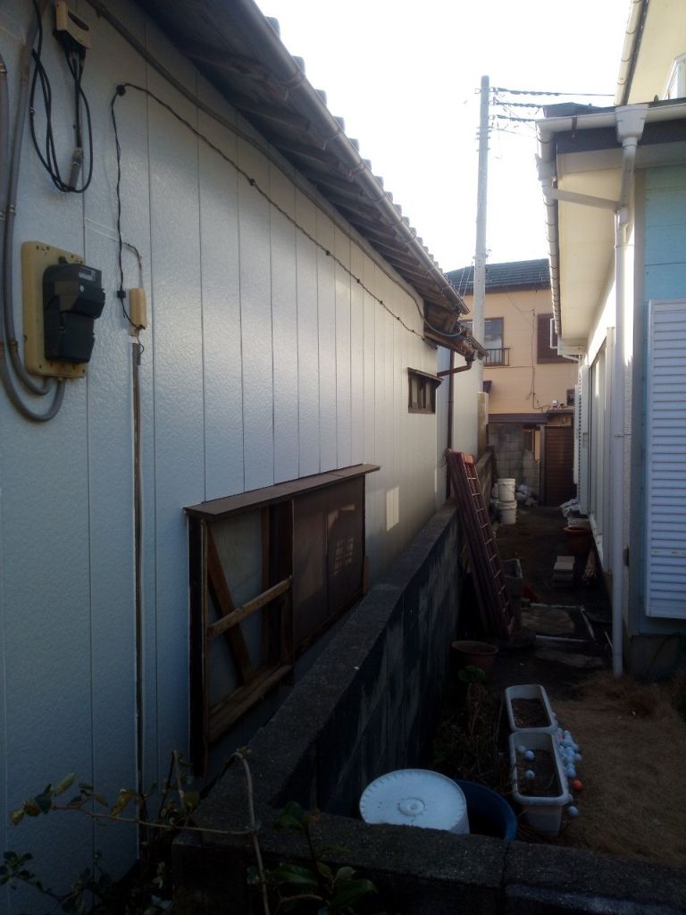 施工後：サイディング新設完成