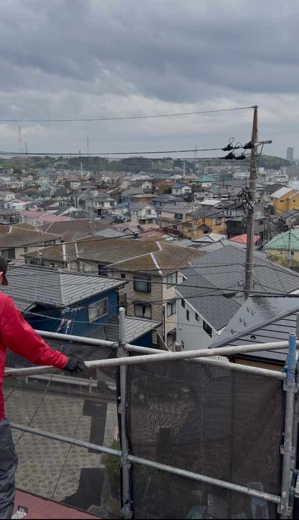 屋根からの町並み風景