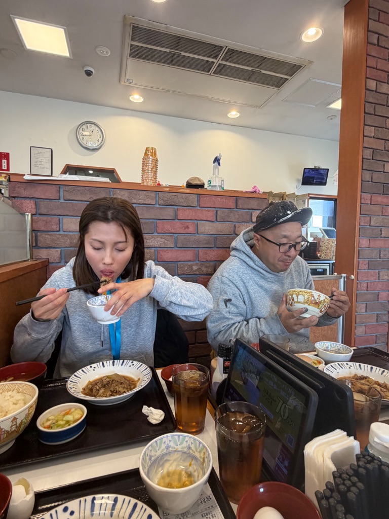 すき家でのランチ